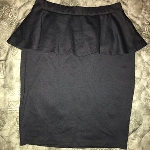 Smart set peplum skirt